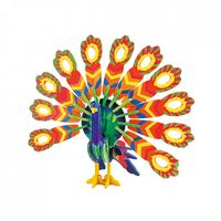 Сборная деревянная модель "Павлин Peacock"