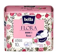 Гигиенические прокладки "Bella Flora. С ароматом розы" (10 шт.)