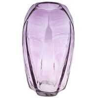 Ваза стеклянная "Модерн" (22 см; лиловый)