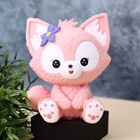 Копилка "Flower fox" (pink)