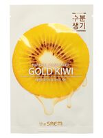 Тканевая маска для лица "Natural Gold Kiwi" (21 мл)