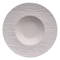 Тарелка для пасты фарфоровая "Wild Slate" (250 мм; белый)