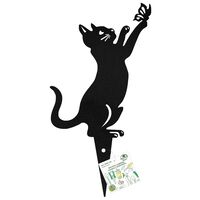 Фигура садовая "Кошка с бабочкой"