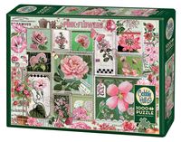 Пазл "Розовые цветы" (1000 элементов)