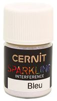 Мика-порошок "CERNIT Sparkling powder. Interference" (голубой; 5 г)