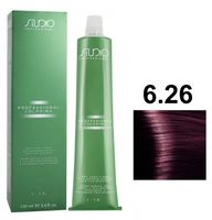 Крем-краска для волос "С экстрактом женьшеня и рисовыми протеинами" тон: 6.26, темный фиолетово-красный блонд