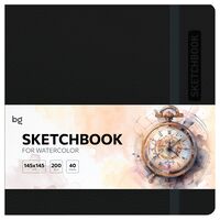 Скетчбук "Bright. Black" (145х145 мм)