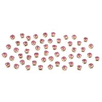 Стразы для рукоделия "Хрусталик" (4 мм; 50 шт.; светло-розовый)