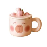 Кружка "Capybara with peach"