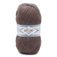 Пряжа "Lanagold 800 №240" (100 г; 730 м; светло-коричневый меланж)