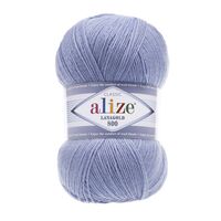 Пряжа "Lanagold 800 №40" (100 г; 730 м; голубой)