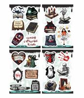 Набор виниловых наклеек "Книги: ужасы"