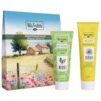 Подарочный набор "Ромашка и зеленый чай" (крем для рук, крем для лица)