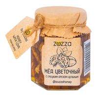 Мёд цветочный "С грецким орехом цельным" (165 мл)