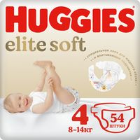 Подгузники "Elite Soft 4" (8-14 кг; 54 шт.)