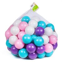 Игровой набор "Шарики для сухих бассейнов" (80 шт.; белый-розовый-голубой-фиолетовый)