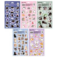 Наклейки бумажные "Funny cats"