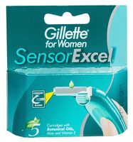 Кассета для станка "Gillette. SENSOR Excel" (5 шт.)