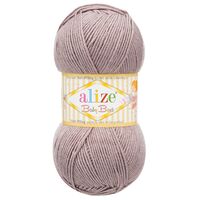 Пряжа "Baby Best №142" (100 г; 240 м; серая роза)