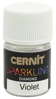 Мика-порошок "CERNIT Sparkling powder. Diamond" (фиолетовый; 5 г)