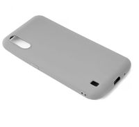 Чехол CASE Matte Samsung Galaxy M01 (серый)