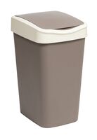 Ведро для мусора "Tandem. С подвижной крышкой" (35 л; шоколад)