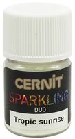 Мика-порошок "CERNIT Sparkling powder. Duo" (тропический восход; 2 г)