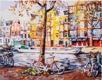 Картина по номерам "Осенний Амстердам" (400х500 мм)