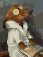 Картина по номерам "Огуречная маска" (300х400 мм)