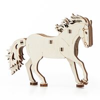 Сборная деревянная модель "Огненная лошадь"