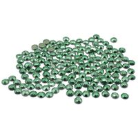 Стразы термоклеевые для рукоделия (3 мм; 150 шт.; темно-зеленый)