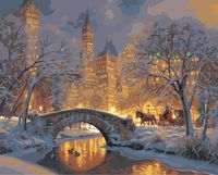 Картина по номерам "Центральный парк в Нью-Йорке" (400х500 мм)