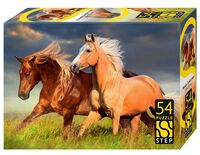 Пазл "Лошади. Символ года" (54 элемента)