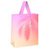 Пакет бумажный подарочный "Peachy" (42х33х12 см)