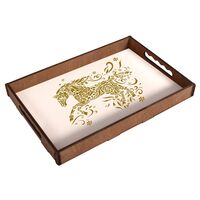 Поднос деревянный "Спирит" (350х250х40 мм)