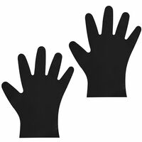 Перчатки эластомер "Elegreen" (L; 100 шт.; черный)