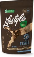 Корм сухой для кошек "Lifestyle Grain Free White Fish Sterilised" (400 г; белая рыба)