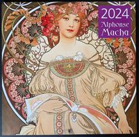 Календарь настенный на 2024 год "Альфонс Муха" (30х30 см)