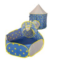 Детская игровая палатка "Замок Звездочета с манежем"