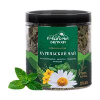 Чай травяной "Курильский чай лист смородины, мелисса, розмарин, ромашка" (40 г)