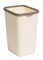 Ведро для мусора "Tandem. С фиксатором" (20 л; слоновая кость)