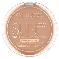 Пудра для лица "Sun Glow Matt Bronzing" тон: 035, универсальный бронзовый