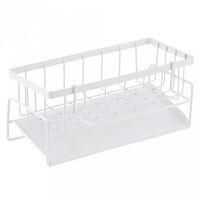 Подставка для губок и моющего средства "Порядок. С держателем" (белый)