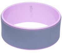 Колесо для йоги "Core YW-101" (32 см; розовая пастель/серый)