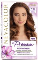 Крем-краска для волос "Nevacolor Prеmium" тон: 7.34, янтарь