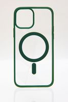 Чехол Case Acrylic MagSafe для iPhone 14 plus (зелёный блистер)