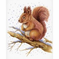 Набор для вышивания "Пушистая красавица" (210х240 мм)