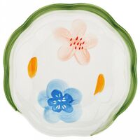 Тарелка глубокая фарфоровая "Лето. Цветок" (205х31 мм)