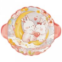 Салатник фарфоровый "Зайки" (450 мл)