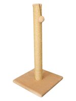 Когтеточка "Кэт Хаус. Люкс" (37х37х75 см; бежевый)